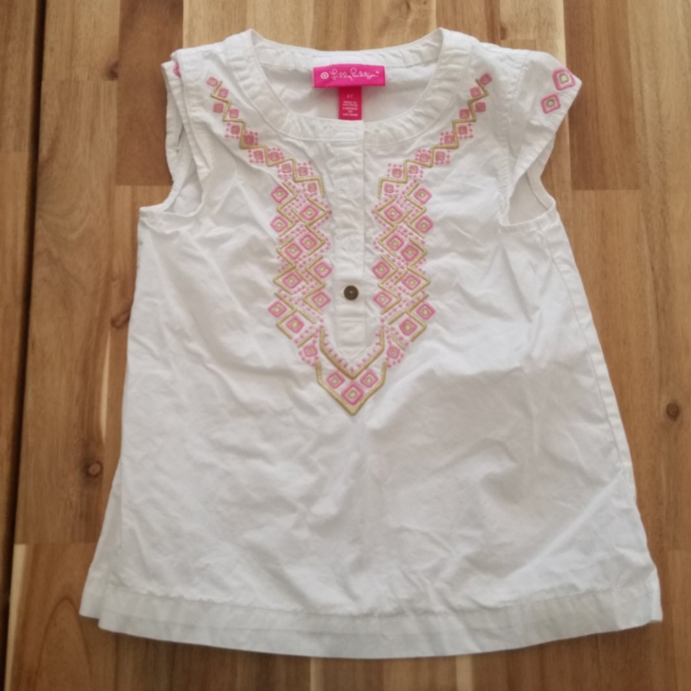 Lilly Pulitzer Cap Sleeve 4T Top